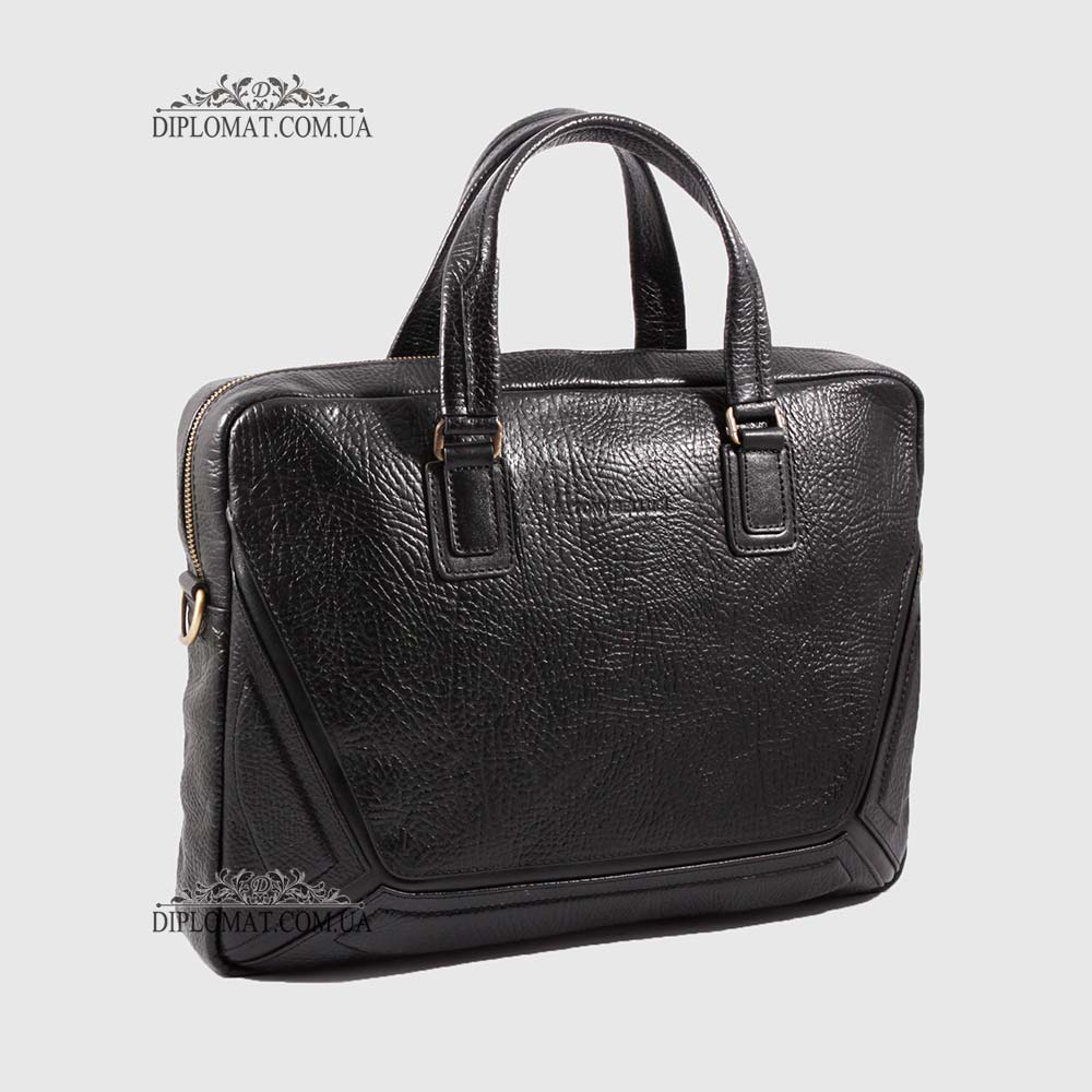 Сумка TONY BELLUCCI T-5095 893 BLACK Черный для ноутбука и документов F4