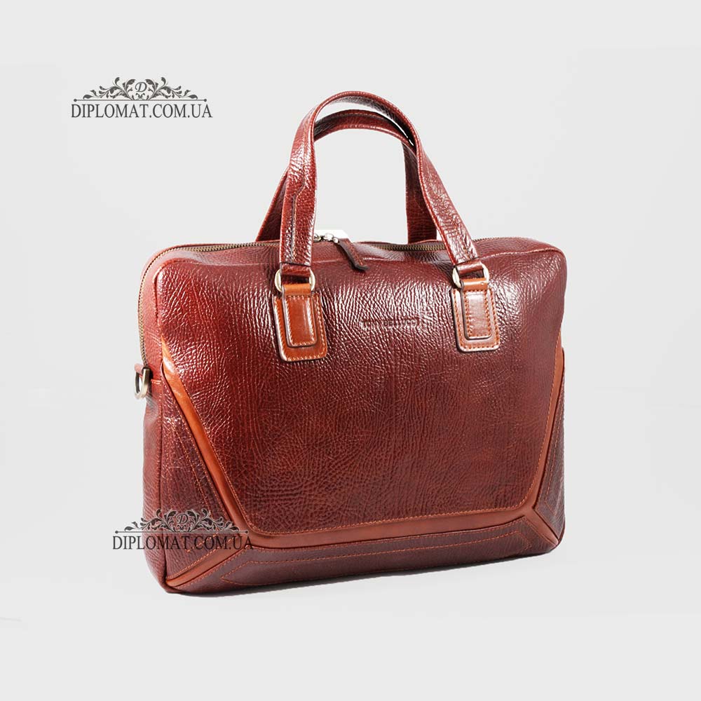 Сумка кожаная для ноутбука и документов TONY BELLUCCI T-5095 896 L.BROWN