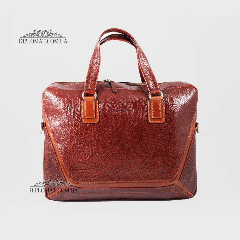 Сумка кожаная для ноутбука и документов TONY BELLUCCI T-5095 896 L.BROWN