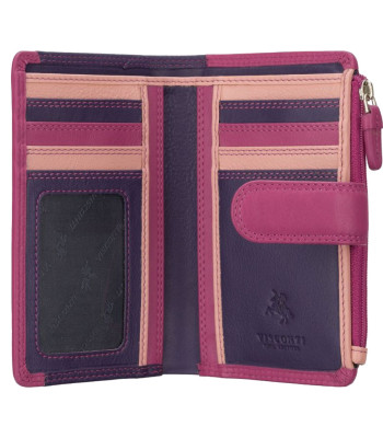 Кошелек женский кожаный VISCONTI RB97 c RFID Berry Multi