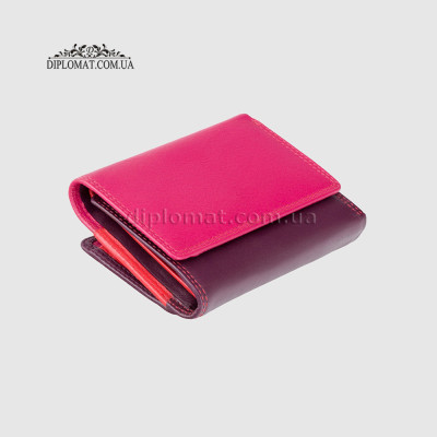 Кошелек женский кожаный VISCONTI RB39 Biola c RFID  Plum Multi