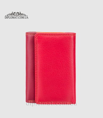 Кошелек женский кожаный VISCONTI RB39 Biola c RFID Red/Multi