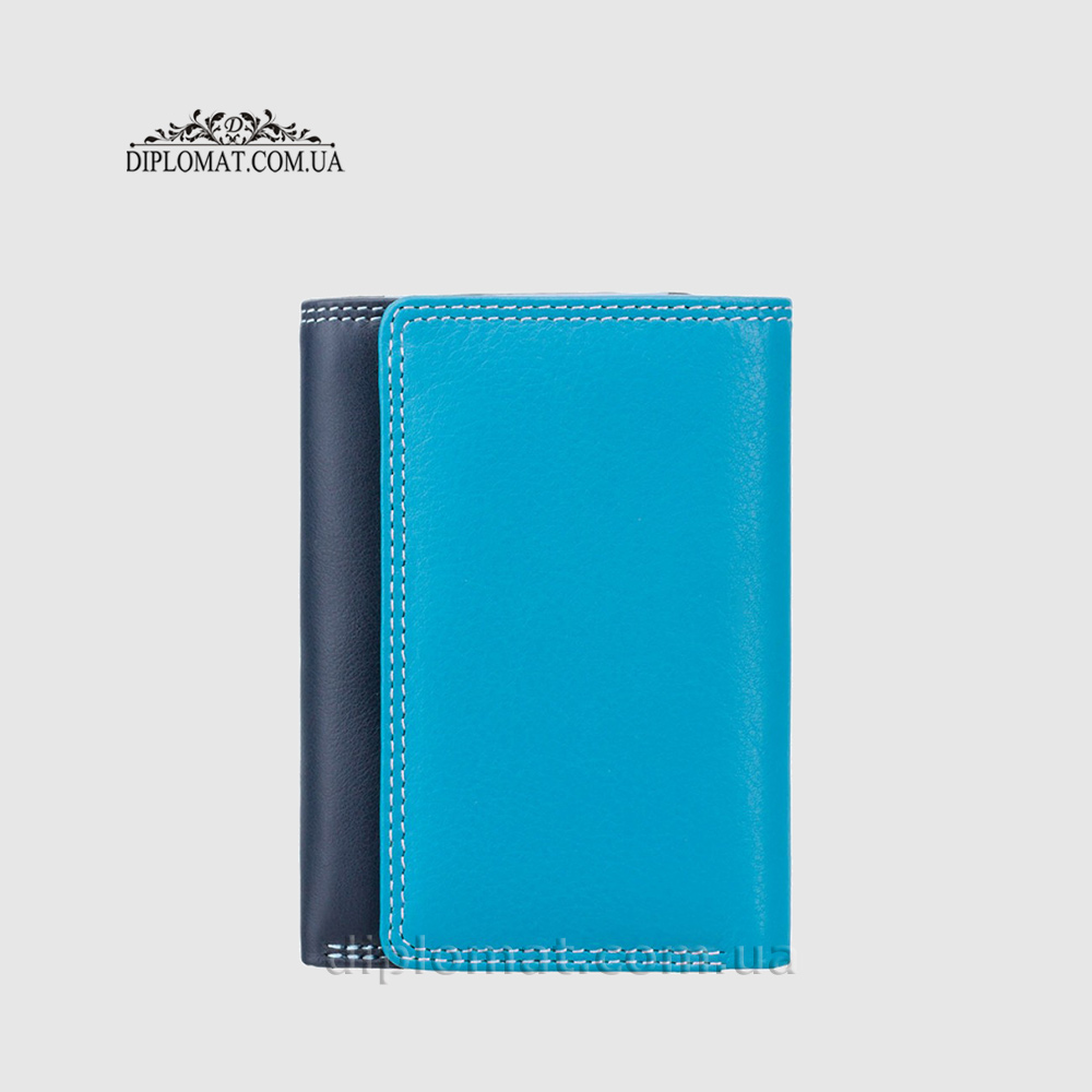 Кошелек женский кожаный VISCONTI RB39 Biola c RFID  Blue Multi