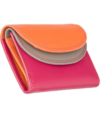 Кошелек женский маленький VISCONTI RB126 c RFID Orange Multi