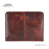 Папка кожаная ASHWOOD A4 Noah Tan Коричневый