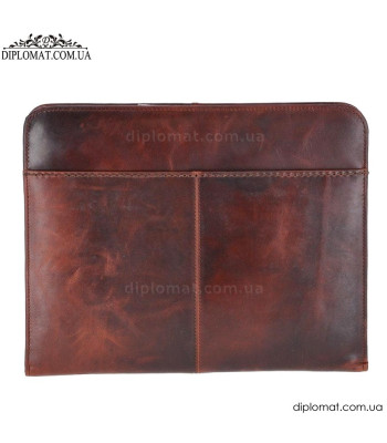 Папка кожаная ASHWOOD A4 Noah Tan Коричневый