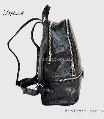 Рюкзак женский кожаный VIRGINIA CONTI 03396_L Black Floater