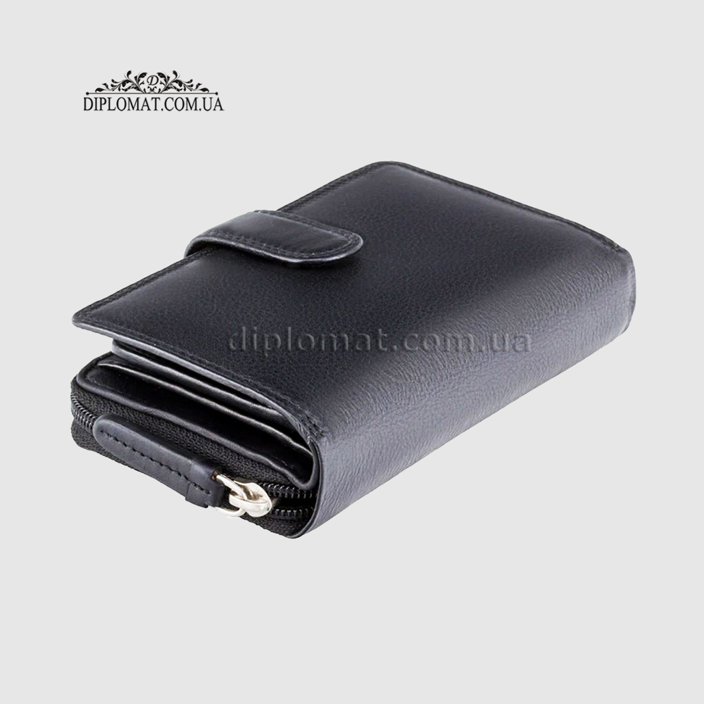 Кошелек женский VISCONTI HT33 Madame c RFID  Black Черный  Черный