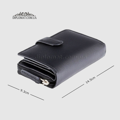 Кошелек женский VISCONTI HT33 Madame c RFID  Black Черный  Черный
