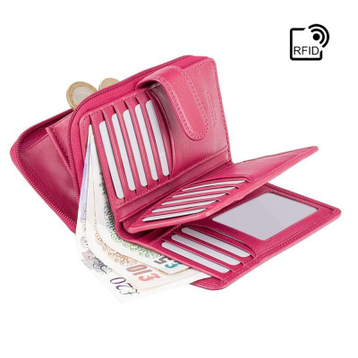 Кошелек женский VISCONTI HT33 Madame c RFID  Fuchsia
