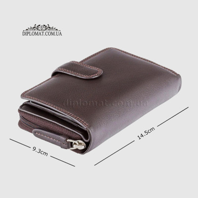 Кошелек женский VISCONTI HT33 Madame c RFID  Chocolate Шоколадный