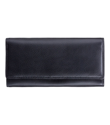 Кошелек женский кожаный VISCONTI HT35 Buckingham c RFID Black