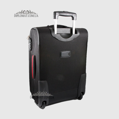 Чемодан Маленький на колесах PUCCINI EM50307C Camerino Мягкий текстильный 52x36x20 cm 1 BLACK Черный