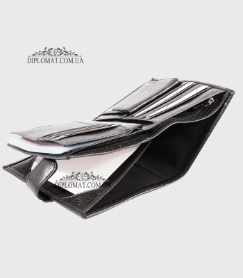 Мужское портмоне для автодокументов KARYA 0913 45 Black