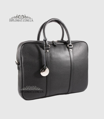 Сумка Для Ноутбука кожаная BELLINI Arbia BLACK floater