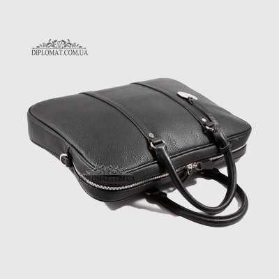 Сумка Для Ноутбука кожаная BELLINI Arbia  BLACK floater Черный