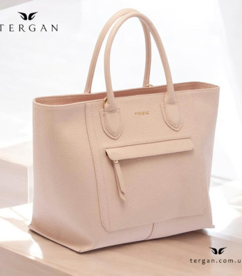 Сумка Женская Кожаная TERGAN 80288 NUDE FLOATER