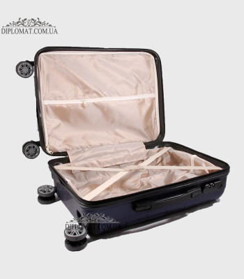 Чемодан на колесах поликарбонат  GUARD 010603 Laсk INDIGO / СинийРазмер M  ( 21 x 50 x 33 cm 2,47 кг)