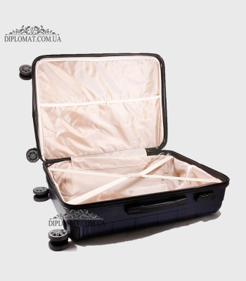 Чемодан на колесах поликарбонат  GUARD 010603 Laсk INDIGO / СинийРазмер L ( 25 x 65 x 41cm 3,41 кг)