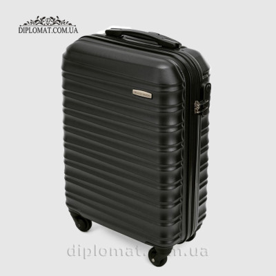 Чемодан Средний WITTCHEN 56-3A-312 с пластика ABS на колесах Plastc ABS Черный Черный