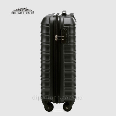 Чемодан Средний WITTCHEN 56-3A-312 с пластика ABS на колесах Plastc ABS Черный Черный