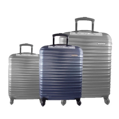 Чемодан Средний WITTCHEN 56-3A-312 Пластик ABS на колесах Plastc ABS 91 D.BLUE Т.Синий Синий