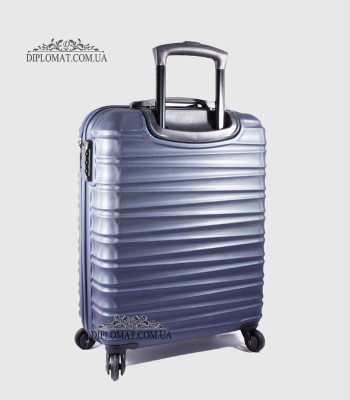 Чемодан Средний WITTCHEN 56-3A-312 Пластик ABS на колесахPlastc ABS 91 D.BLUE Т.Синий