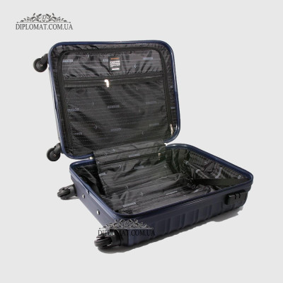 Чемодан Средний WITTCHEN 56-3A-312 Пластик ABS на колесах Plastc ABS 91 D.BLUE Т.Синий Синий