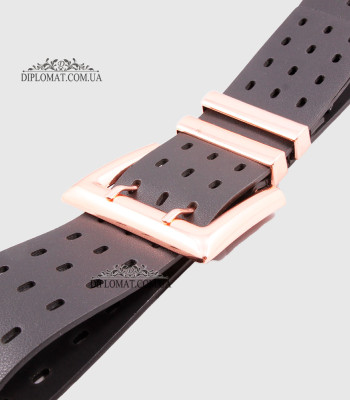 Ремень женский GIADA PELLE BELT 11122 Широкий ЭкокожаBLACK smooth