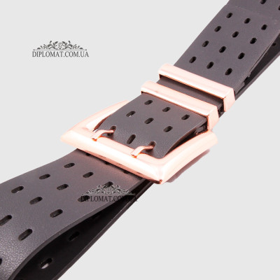 Ремень женский GIADA PELLE BELT 11122 Широкий Экокожа BLACK smooth Черный