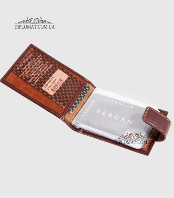 Визитница TERGAN 1473 для чужих визиток из натуральной кожи22TABA RUSTIC