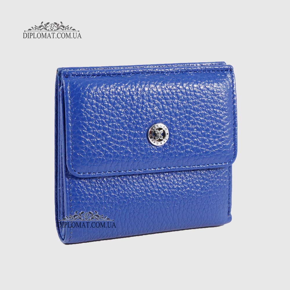 Портмоне Женское TERGAN 5627  Кожаное мини    SAKS MAVI FLOATER Синий Синий