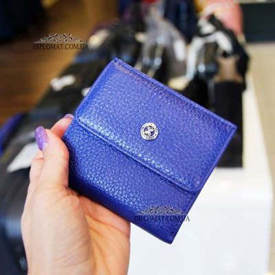 Портмоне Женское TERGAN 5627  Кожаное мини    SAKS MAVI FLOATER Синий Синий