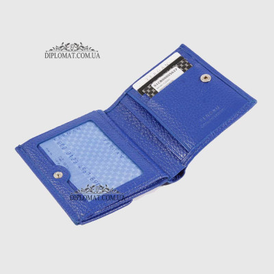Портмоне Женское TERGAN 5627  Кожаное мини    SAKS MAVI FLOATER Синий Синий