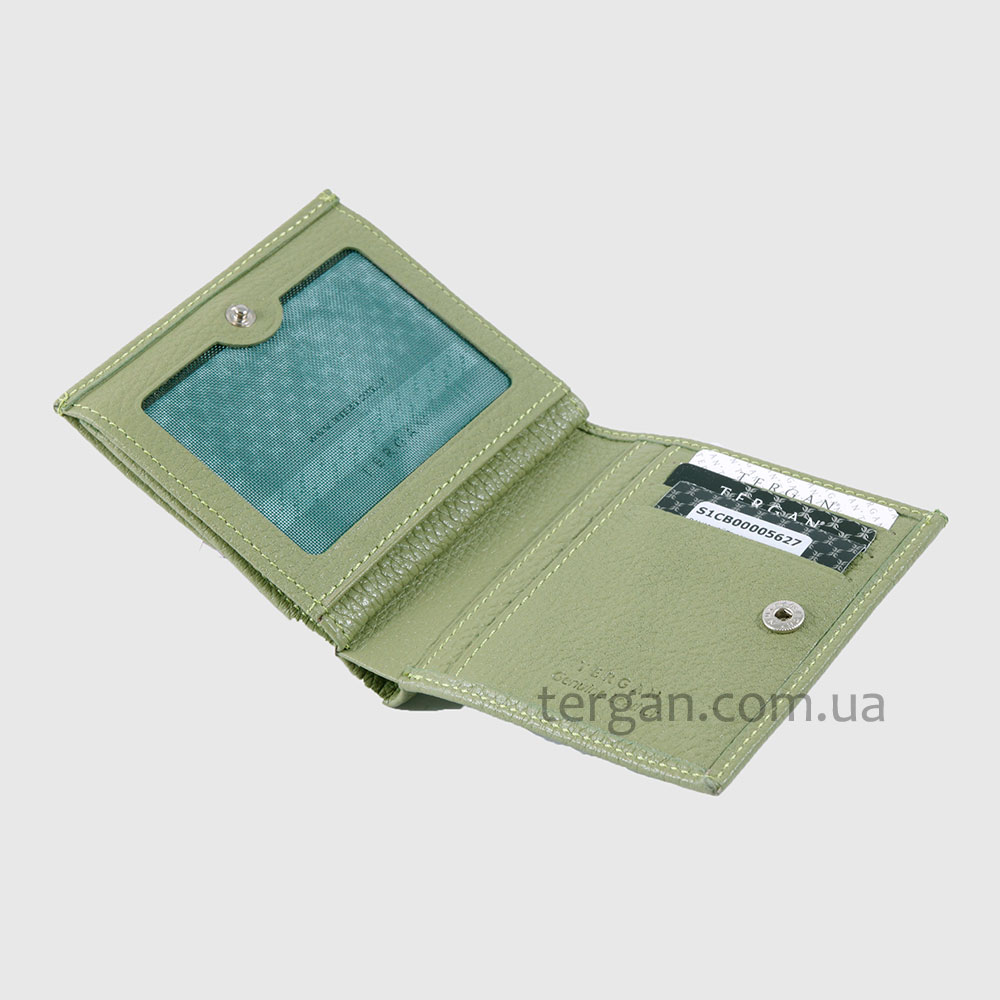 Портмоне Женское TERGAN 5627  Кожаное мини    ACIK YESIL FLOATER Зеленый