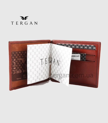 Зажим для денег TERGAN 1147  из натуральной кожи 06TABA VEGETAL;