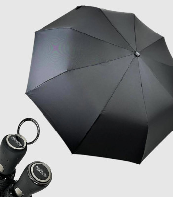 Зонт Полуавтомат Три Слона 34072 Polyester BLACK