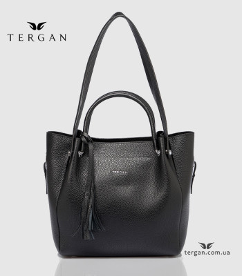 Сумка Женская Кожаная TERGAN 79966 SIYAH FLOATER Черный