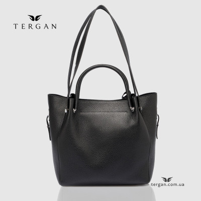 Сумка Женская Кожаная TERGAN 79966  SIYAH FLOATER Черный Черный