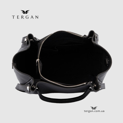 Сумка Женская Кожаная TERGAN 79966  SIYAH FLOATER Черный Черный
