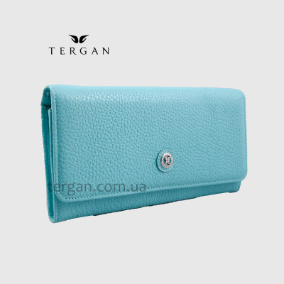 Кошелек женский TERGAN 5584  из натуральной кожи  TURKUAZ FLOATER/TURKUAZ RUSTIC Бирюзовый