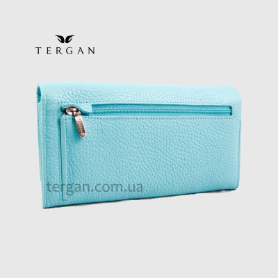 Кошелек женский TERGAN 5584  из натуральной кожи  TURKUAZ FLOATER/TURKUAZ RUSTIC Бирюзовый