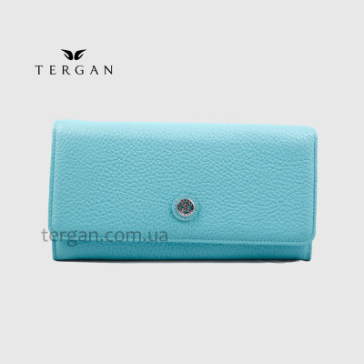 Кошелек женский TERGAN 5584  из натуральной кожи  TURKUAZ FLOATER/TURKUAZ RUSTIC Бирюзовый