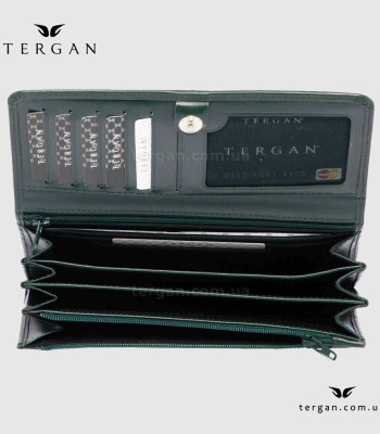 Женский кошелек из натуральной кожи TERGAN 5584  YESIL RUSTIC