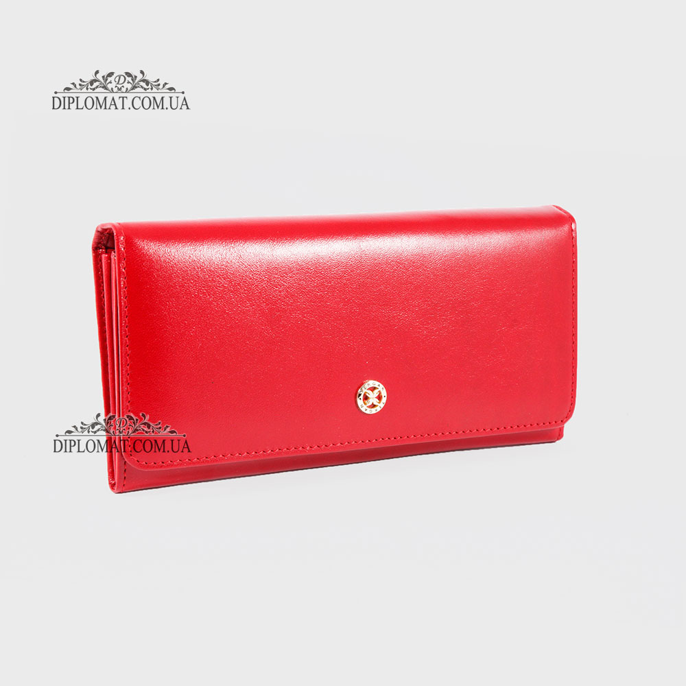 Кошелек женский TERGAN 5584  из натуральной кожи  KIRMIZI RUSTIC Красный