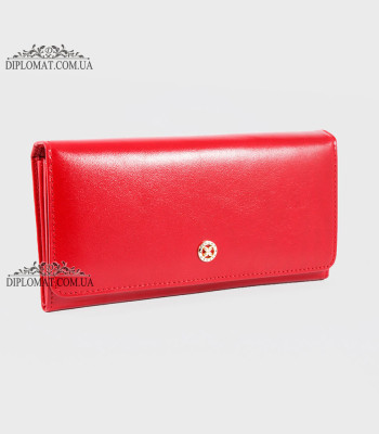 Женский кошелек из натуральной кожи TERGAN 5584  KIRMIZI RUSTIC Красный