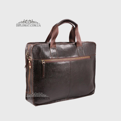 Сумка кожаная TONY BELLUCCI T-5078 для ноутбука 886 D.BROWN Коричневый
