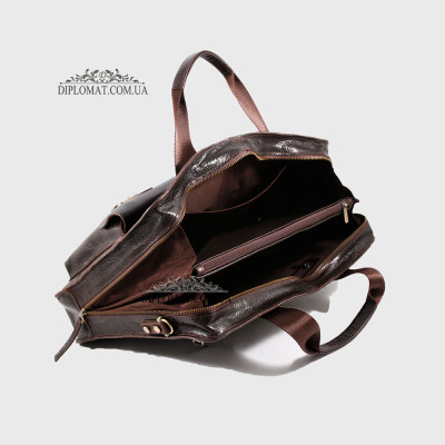 Сумка кожаная TONY BELLUCCI T-5078 для ноутбука 886 D.BROWN Коричневый