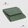 Монетница кожаная TERGAN 1581 С тремя отделениями для карт YESIL ARSEL