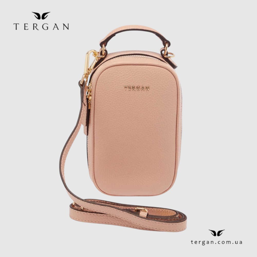 Сумка Женская Кожаная TERGAN 80287  PUDRA FLOATER Розовый